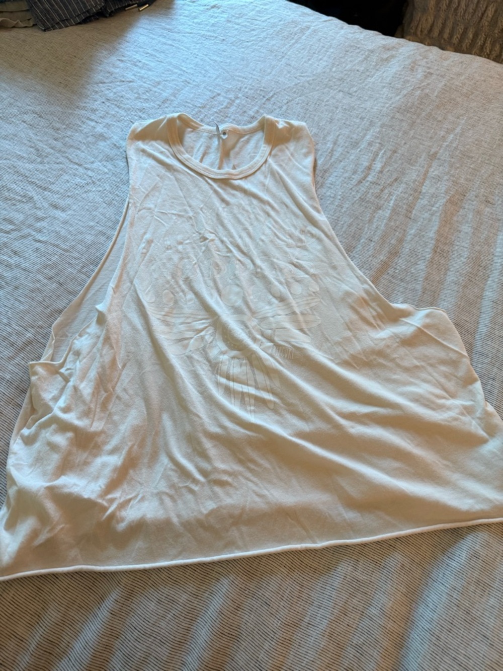 Rip curl womens White High-Neck Sleeveless Tank